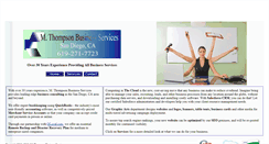 Desktop Screenshot of mthompson-business-services.com